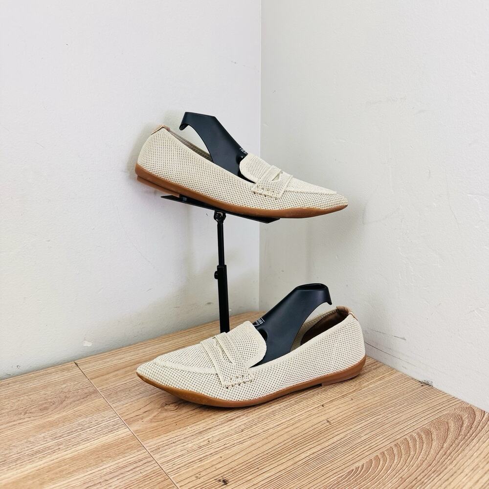 Aerosoles Dalida pointed-toe loafers Cream Women’s Size 7